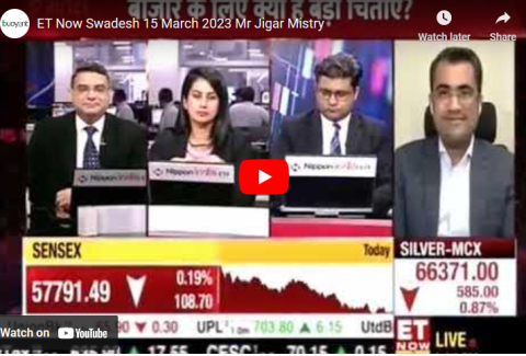 ET Now Swadesh 15 March 2023 Jigar Mistry